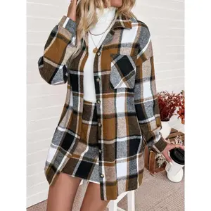 Retro plaid suit, loose fitting jacket to cover flesh, half skirt to show leg length, suitable for layering, suitable for niche styles, teacher's clothing, streetwear, royal style, Thanksgiving, Halloween, autumn and winter seasons.