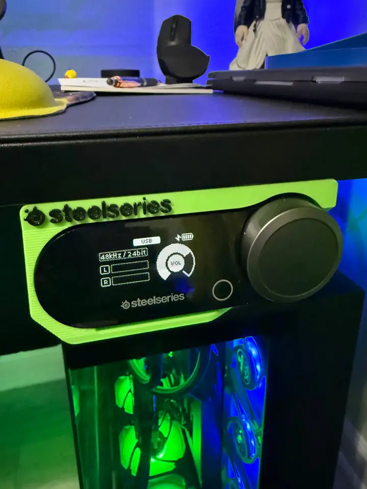 Magnetic Under-Desk Mount for SteelSeries GameDAC Gen 2