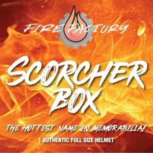 Fire Factory Scorcher Break Authentic Signed Helmet DOME