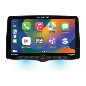 Boss Audio BE14ACP.WX Single-DIN, Wireless/Wired Apple CarPlay & Android Auto, Mech-less Multimedia Player (no CD/DVD) 14" Touchscreen Bluetooth