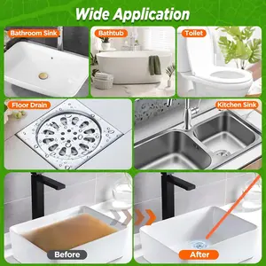 Forlivese Drain Snake, Drain Clog Remover,Hair Snake Tool Drain Opener,Sink Snake for Sewer Kitchen Sink Bathroom Tub Toilet Clogged Drains Relief