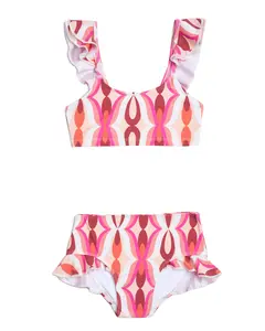 Girls Twist Print Bikini (FINAL SALE)