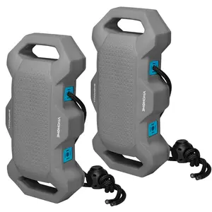 VIVOHOME EVA Boat Fenders for Docking, Boat Bumpers with Nylon Rope, and Fixed Lock Fit for Yachts, Sailing Dinghies, Bass Boats