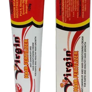 Virgin Hair Fertilizer and Hair Conditioner Cream for Rapid and Healthy Hair Growth - Comfort - Shampoo - Aroma - Daily Herbal Peppermint - Cleanser