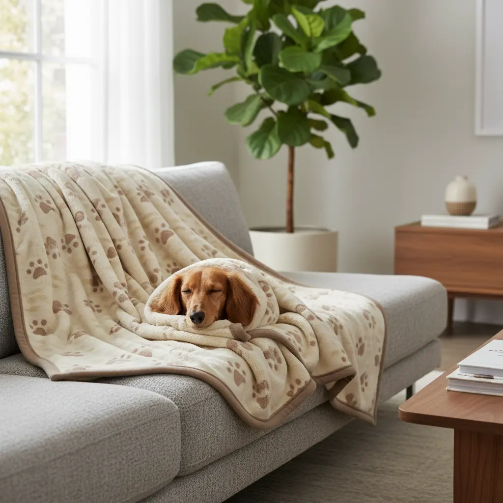 Cosy Flannel Pet Blanket