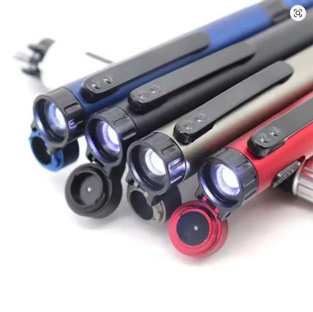 6 Essential Tools in 1 Pen,Multi Function Pen Compass Ballpoint Pen Flashlight Pen Mobile Phone Holder Compact Screwdriver Pen Travel, Retractable Pocket Tool Suitable for On-the-Go Repairs, DIY & Outdoor Emergencies - Compact & Portable(Black&Silver)