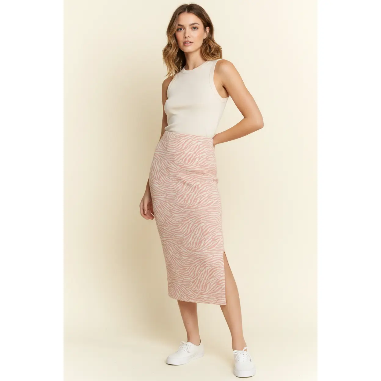 Zebra Print Skirt