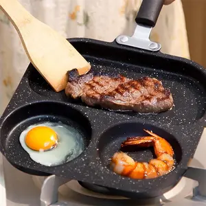 Cast Iron Non-Stick Egg Fry Pan, Pancake and Burger Grill, Dishwasher Safe, Induction Compatible, Gas and Electric Stove, Breakfast Kitchen Tool