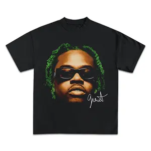 GUNNA T-SHIRT Rap Tee Concert Merch Drip Season 3 Ysl Wunna Free Young Thug Thugger Slime Season Rare Hip Hop Graphic Print Menswear Top