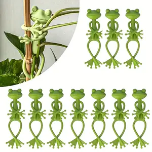 Christmas Frog Plant Stand, Vine Support Stake, Outdoor Garden Decor, Frog Decoration, Outdoor Plant & Cable Holder, Climbing Planting Stand, Garden Supplies