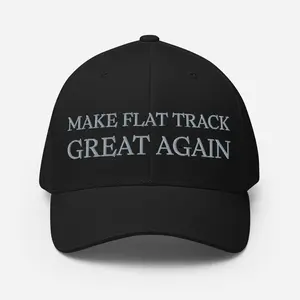 Make Flat Track Great Again Flexfit Hat (Black)