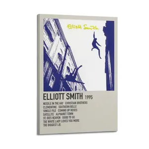 Elliott Smith Canvas Painting Oil Painting Wall Art Canvas Poster Decorative Painting Corridor Decoration Home Artwork