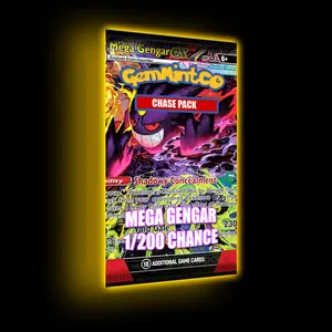 Gem Mint Co Mega Gengar ex 284 Ascended Heroes Chase Pack — 1 in 200 True Odds 👻 Near Mint Copy