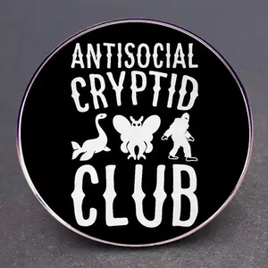 Anti-Social Cryptid Club Enamel Pin