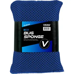 Mesh Bug Sponge, Car Wash Sponge For Cleaning Bugs and Tar, Colors Vary, 4 inch by 6 inch, 1 Pack