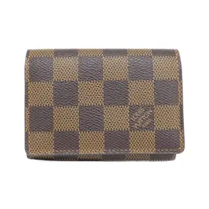 Pre-owned Louis Vuitton PVC Clutches & Wristlets Damier Envelop Carte de Visit 4000024396147