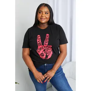 mineB Full Size Graphic Tunic T-Shirt