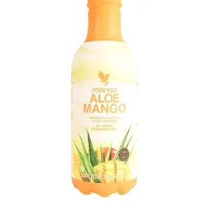 Forever Living Forever Aloe Mango - Pure Aloe Vera Gel Infused with Mango - Gluten-Free Vegan Beverage Sweet with Added Vitamin C - 1 Liter Natural Tetra Pack
