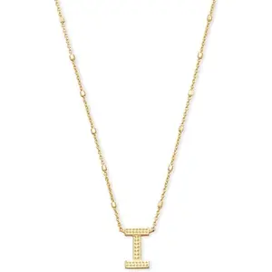 Kendra Scott Letter I Pendant Necklace in Gold 9608800281