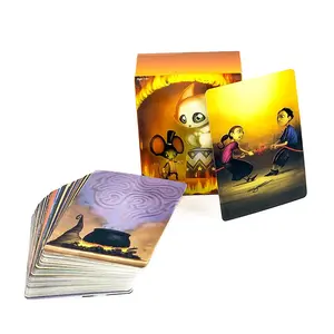 1 box pack, multiple styles, Chimeric Art Collection Cards, Secret Realm Gate-themed card game, Easter Valentine's Halloween Christmas Fantasy Night New Year's Eve Inspiration Party Card Game