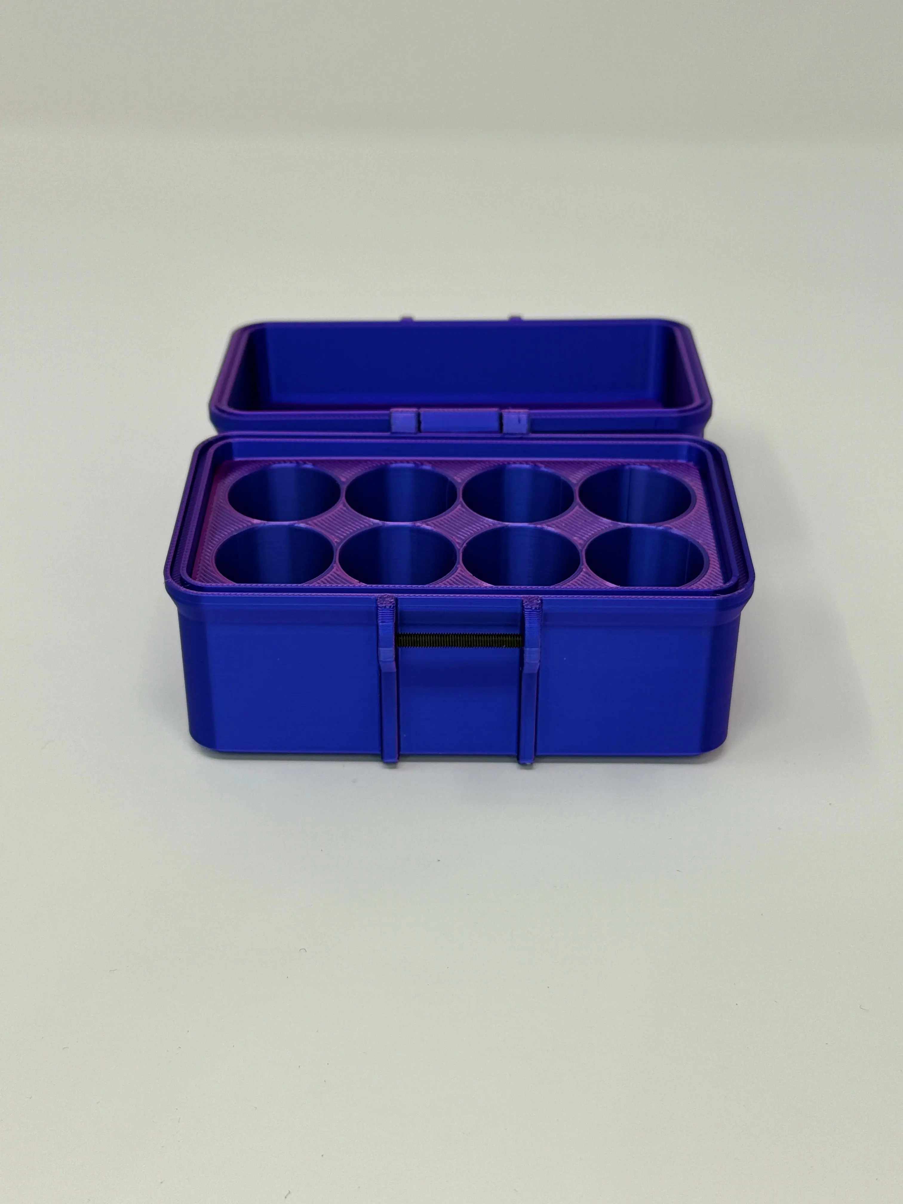 8-Vial 10mL Vial Vault Case | Hard-Shell Hinged | Travel-Ready Peptide Storage