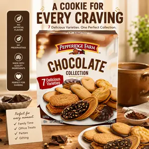 Dark Chocolate Cookie Snack Collection - 7 Varieties, 13-oz Box
