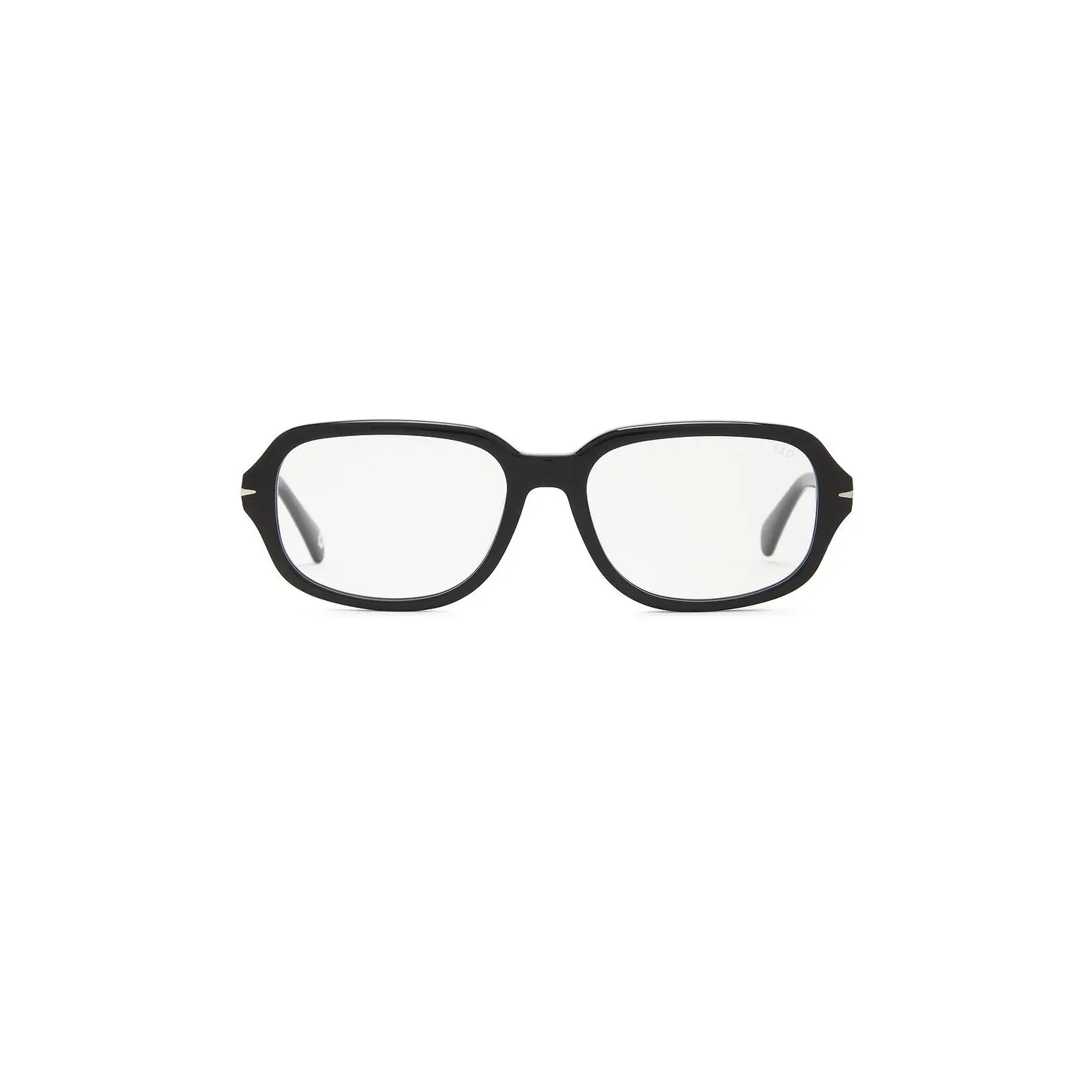 SAD Eyewear Dusk Sunglasses in Gloss Black & Clear Lens