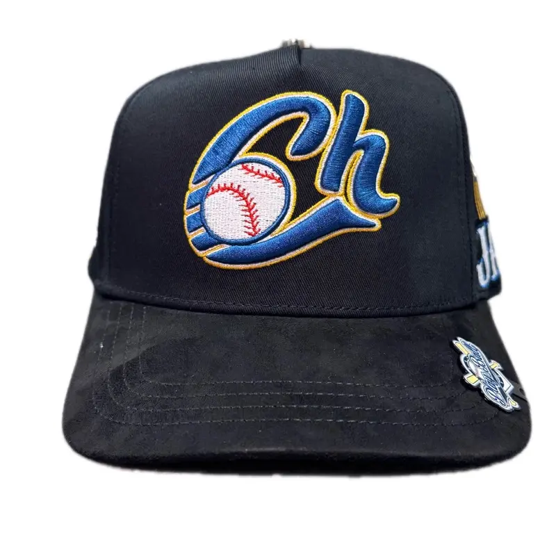 Hat Jalisco Charros Patches Black