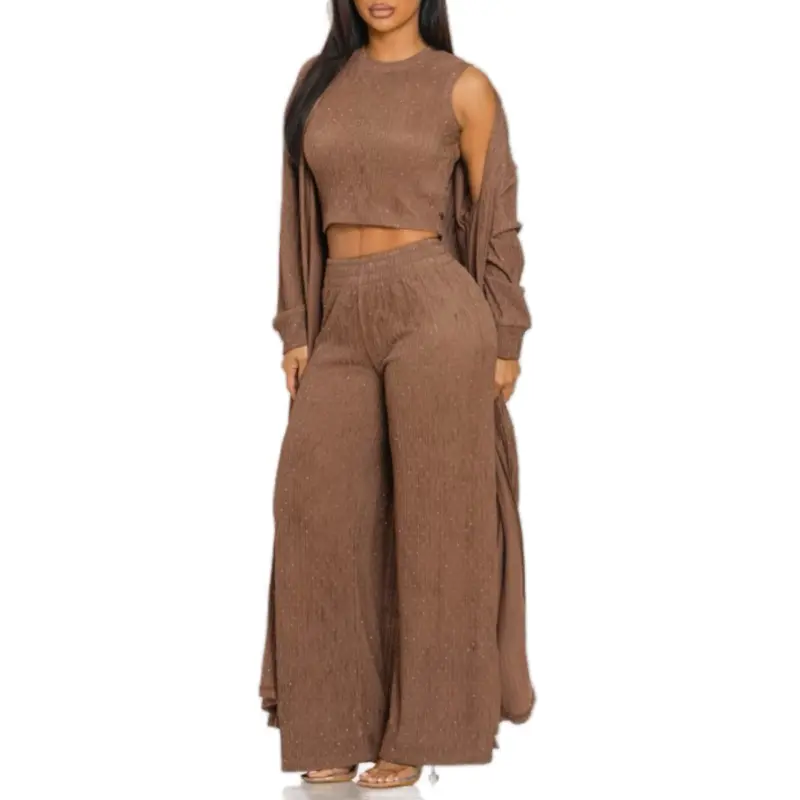 Mocha Rhinestone Silver