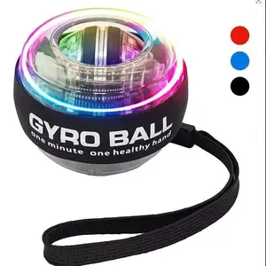 Wrist Ball Fitness Gyroscope Grip Ball Arm Strength Muscle Training Self-Activated Colorful Light