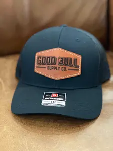 Good Bull Supply Leather patch caps