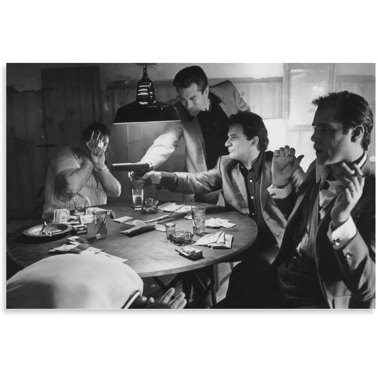 Goodfellas Movie Poster Canvas Wall Art Posters For Room Aesthetic And DecorCanvas Painting Posters And Prints Wall Art for Living Room Bedroom Decor 08x12inch(20x30cm) Gifts Colorful Ornaments Decoration Photo Artistic Frame-Style