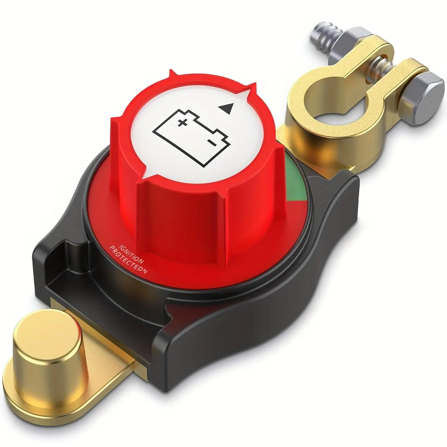 Battery Disconnect Switch, Universal Battery Isolator for Cars, Boats, Trucks, Tvs, Vehicle Power Control Safety Kit