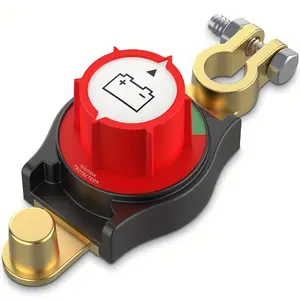 Battery Disconnect Switch, Universal Battery Isolator for Cars, Boats, Trucks, Tvs, Vehicle Power Control Kit