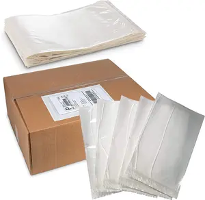 MT Products Clear Plastic Envelope Pouch for Packing List / Shipping Label Sleeves