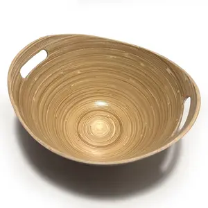 Bamboo Popcorn and Snack Bowl