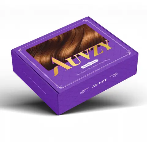Auvzy Hair Exquisite Outer Packaging Box-1PCS