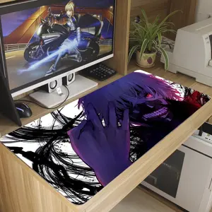 Tokyo Ghoul Anime Ken Kaneki Mousemat Makima Mouse Pad Game Mat Playmat - Manga Art Mat - Gaming Desk Accessories - Home Decor - Office Setup