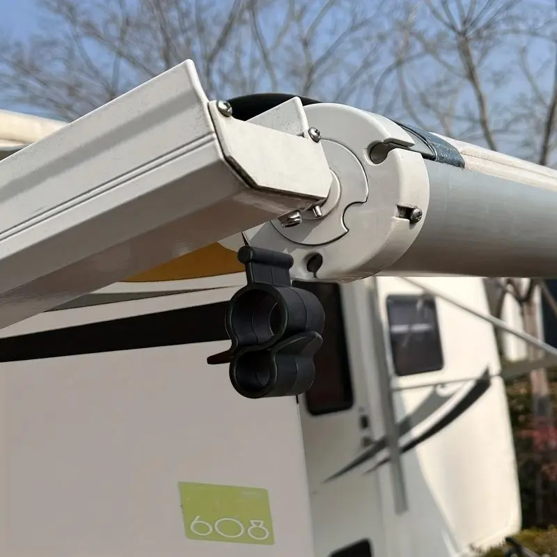 Create a Festive Atmosphere with These 10pcs Awning Clips - Perfect for RV Camper, Travel Trailer, Christmas & Camping Lights!
