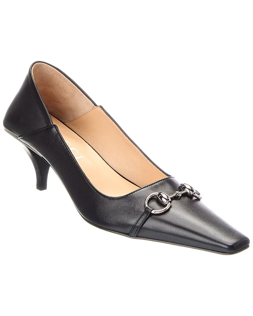 Gucci Vittoria Leather Pump