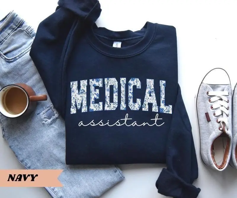 Medical Assistant T Shirt, MA Nurse Sweatshirt, Cute Medical Crewneck, Healthcare Graphic Tee, Trending Healthcare Outfit, Gift For Medical Assistants