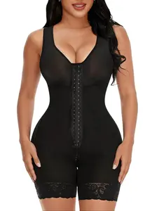 Fajas Colombianas Shapewear for women,Lift & Shape,Butt Lifting,Tummy Control,Corset Zipper Crotch,Corset Bodysuit ,Adjutable Shoulder Strap,high compression,Daily Wear,Tight-fitting jumpsuit,Tiktokshopspringglowup,tuck garment shaper clothes