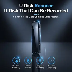 A 2-in-1 USB smart voice recording device featuring HD audio and noise reduction, with timestamp-based sorting—making it an ideal voice recorder for meeting minutes. Automatic Automatic Automatic