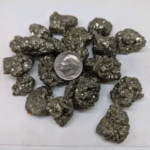 Peruvian Pyrite Crystal - Great Specimens - Fools Gold - 1-1.75"~ - Super Shiny