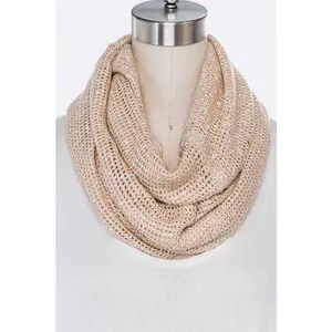 Loose Knit Infinity Scarf