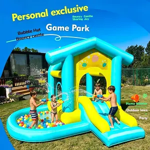 Boost Trail‘s Bounce House, Inflatable Bounce House with Slide for Kids 5-12, Bouncy House for Outdoor Backyard/Indoor, 10ft x 11ft x 11.6ft Bouncy Castle, Jump House for Adult Toddlers Kids Party