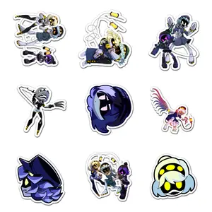 Murder Drones Sticker Pack 9 PCS Vinyl, Movie Car Wall Kid Phone Book Stickers, Funny Sticker Decal Decor