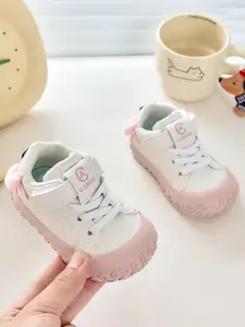 2026 Spring Dog Ear Sport Shoes, Magic Tape Soft Sole Leather Casual Shoes, Cute Anti-Slip Easy to Clean, Comfortible Walking Sneakers