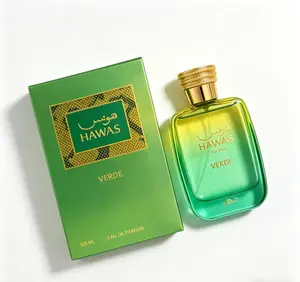 Hawas For Him Verde Eau de Parfum for Men 3.38 fl.oz 100ml | Fresh Green Aquatic Masculine Scent | Energetic Modern Woody Fragrance | Long-Lasting Daily Perfume with Strong Projection for Office & Outdoor Wear