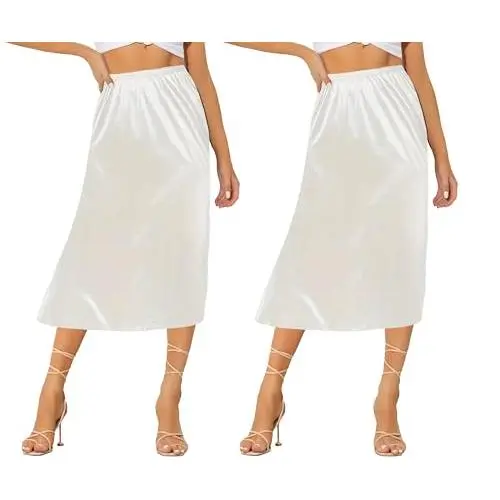 2pcs White 27" Length